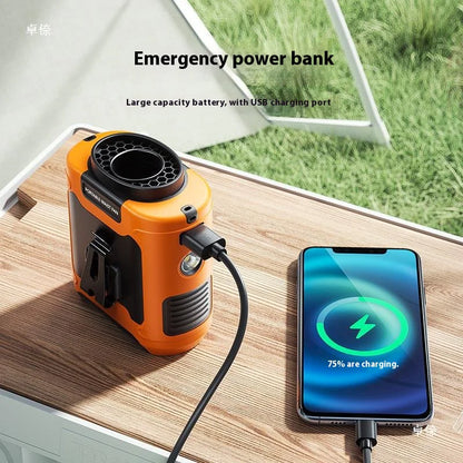 Style Loft Collection Neck or Waste Hanging Powerbank Flashlight Fan