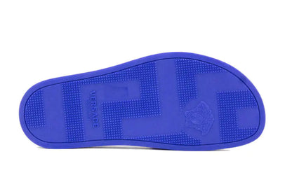 Style Loft Collection x Versace Gomma St. Medusa Smile Lapis Lazuli Lime Pool Slides