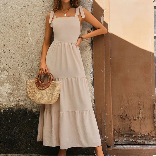 Style Loft Collection Eat Love Pray Backless Solid Dress