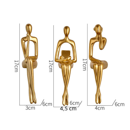 Style Loft Collection Three Piece Abstract Figurine Set