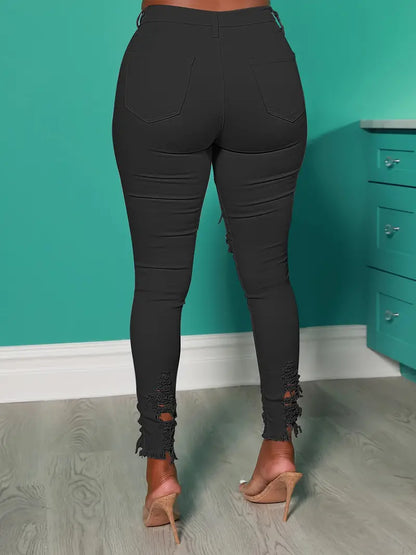Style Loft Collection Ripped High Waist Skinny Jeans