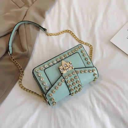 Style Loft Collection Zeeky Rhinestone Chain Shoulder Bag