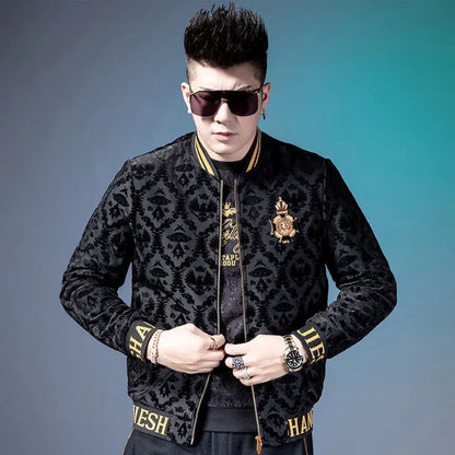 Style Loft Collection Baron's Velvet Embroidered Jacket