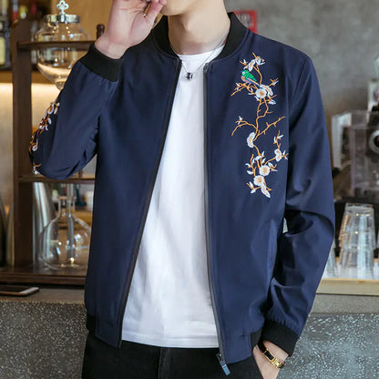 Style Loft Collection Lotus Blossom Lightweight Embroidered Jacket