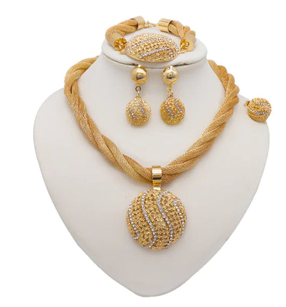 Style Loft Collection Golden African x Dubai Jewelry Set