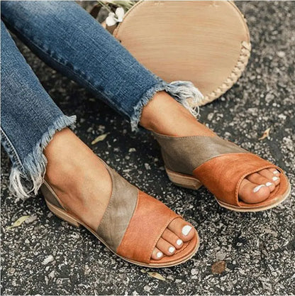 Style Loft Collection Wrapped Double Color Sandals