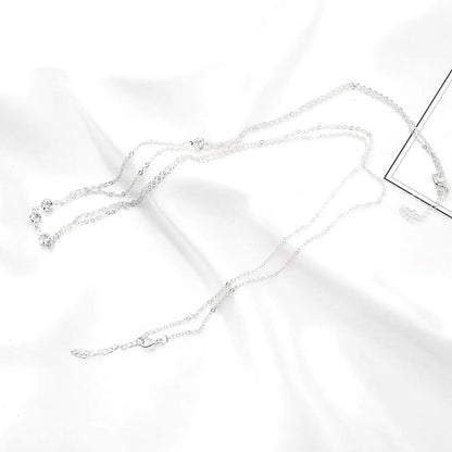 Style Loft Collection White Crystal Body Necklace