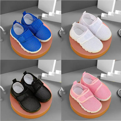 Style Loft Collection Breathable Woven Mesh Velcro Shoes