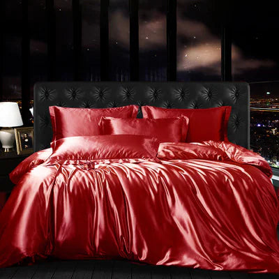 Style Loft Collection Luxurious Silk 4-Piece Bedding Set