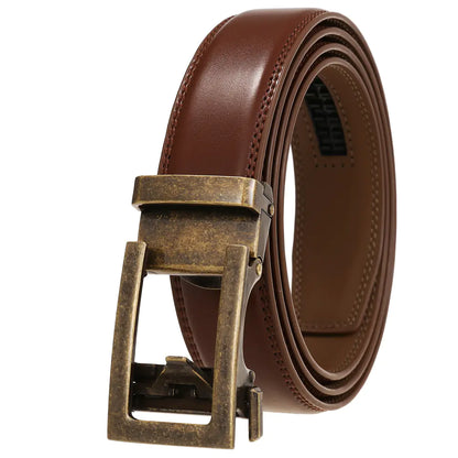 Style Loft Collection 1853 Ranch Genuine Leather Automatic Buckle Belt