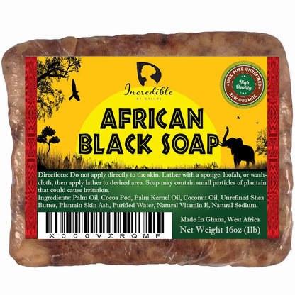 Style Loft Collection Pure Shea African Black Soap - 1lb Organic