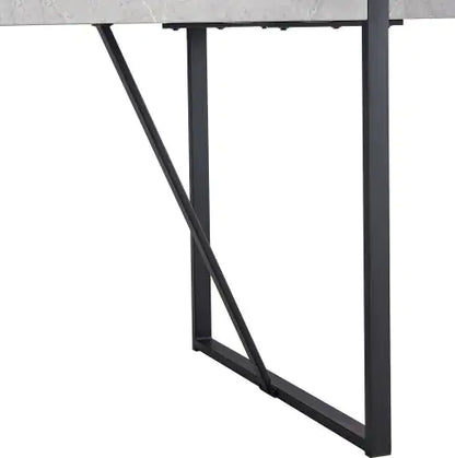 Style Loft Collection Modern 55 Inch Kitchen Table For 4