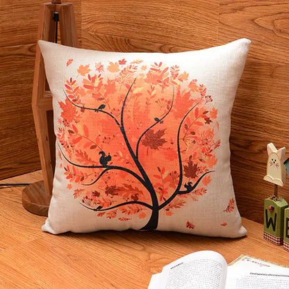 Style Loft Collection Artistic Floral Cotton Linen Pillow Cushion