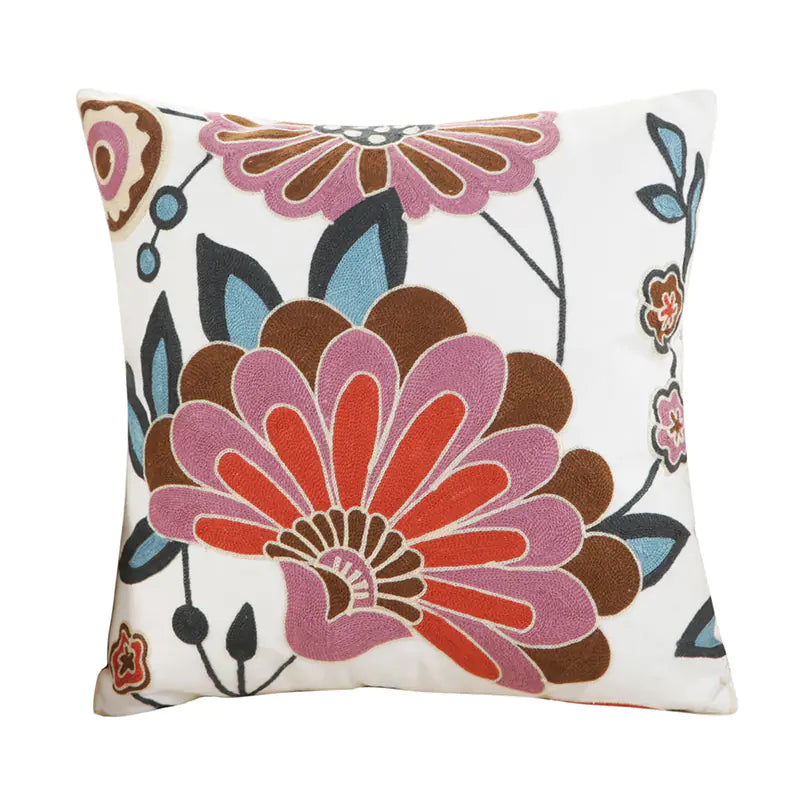 Style Loft Collection Embroidered Floral Cushion Covers