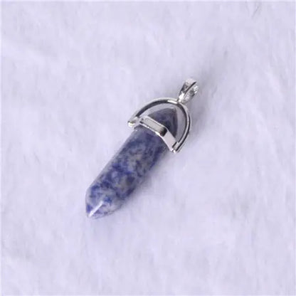 Style Loft Collection Natural Stone Crystal Agate Pendant