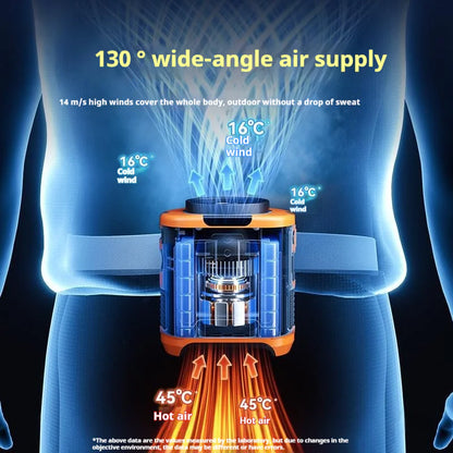 Style Loft Collection Neck or Waste Hanging Powerbank Flashlight Fan