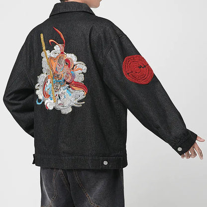 Style Loft Collection Prajna Embroidered Denim Jacket