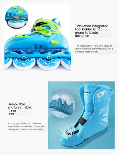 Style Loft Collection KidStyle SkaterFly Professional Adjustable Inlines