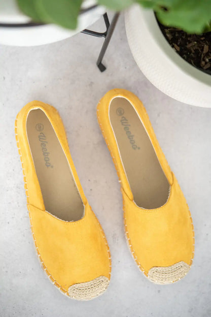 Style Loft Collection Casual Yellow Espadrille Shoes