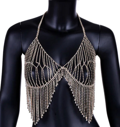 Style Loft Collection Rhinestone Tassel Body Jewelry
