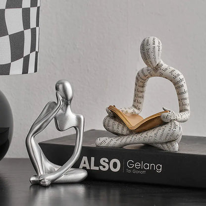 Style Loft Collection Reading Is Fundamental Book End Figurines