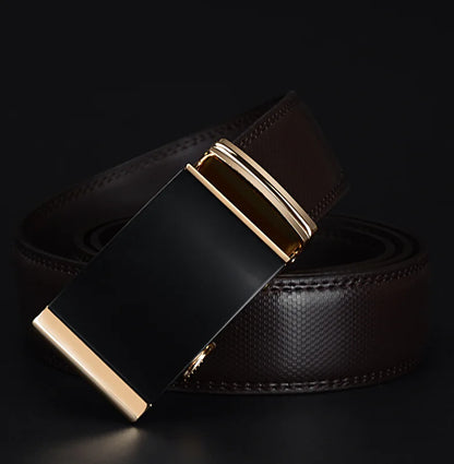 Style Loft Collection Adelaide Genuine Leather Automatic Buckle Belt