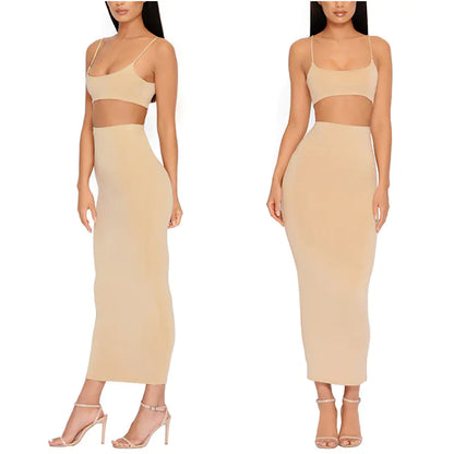 Style Loft Collection Levitari Two-Piece Crop Top Dress Set