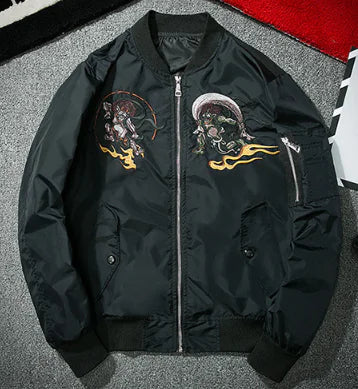 Style Loft Collection Hannya Embroidered Pilot Jacket