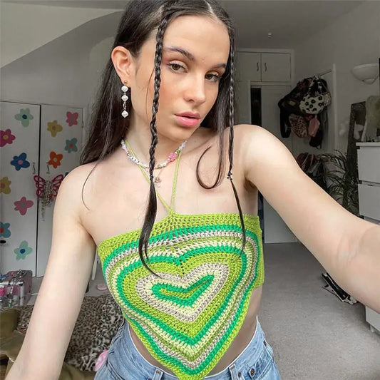 Style Loft Collection Love Me More Halter Crop Top