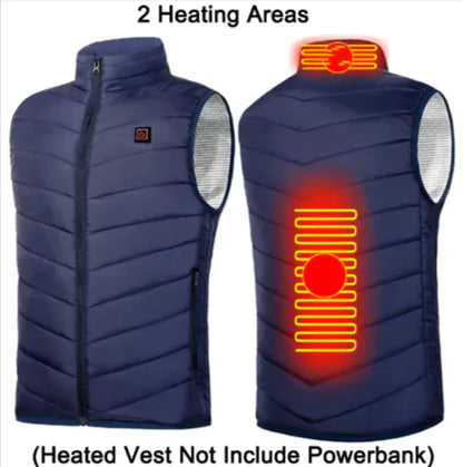 Style Loft Collection OutdoorLoft Unisex Extended Sizes USB Charging Heated Vest