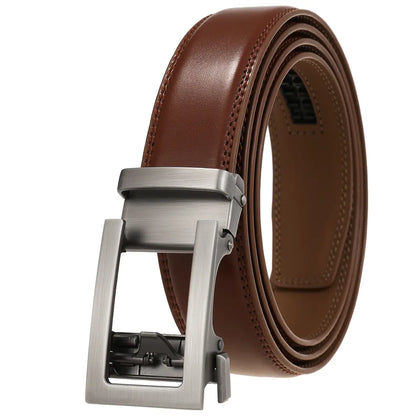 Style Loft Collection 1853 Ranch Genuine Leather Automatic Buckle Belt