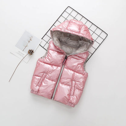 Style Loft Collection I'm Different Children's Hooded Silver Vest