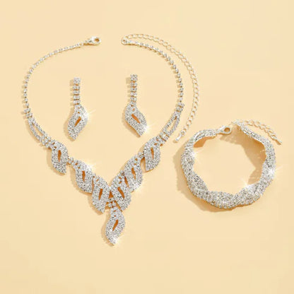 Style Loft Collection Luxury Bridal Necklace & Earrings Set