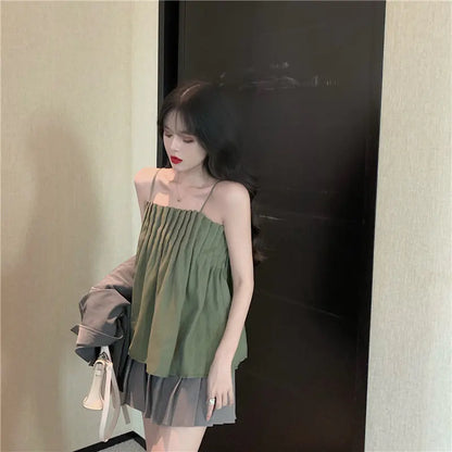 Style Loft Collection Off-Shoulder Pleated Top