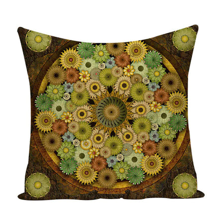 Style Loft Collection Cotton Mandala Meditating Pillow Cover