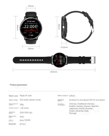 Style Loft Collection StyleTech Netzura Pro Bluetooth Health Smartwatch