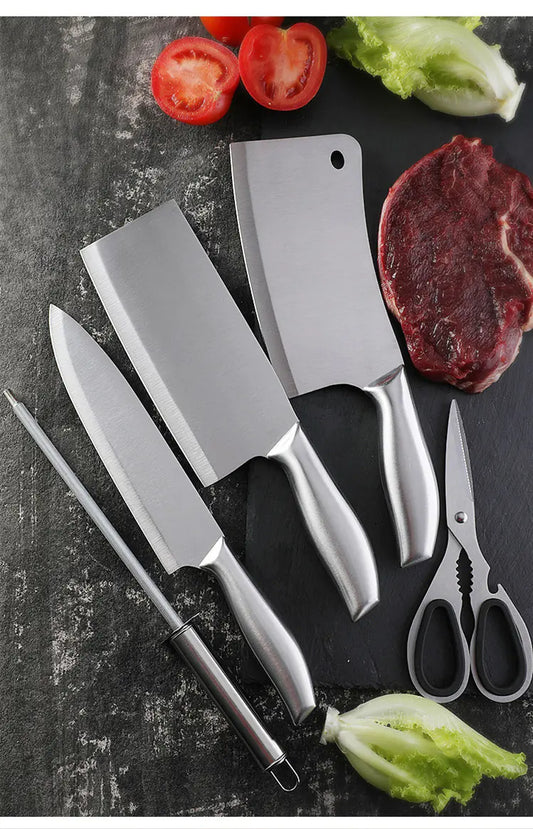 Style Loft Collection KitchenStyle Stainless Steel 6 Piece Knife Set