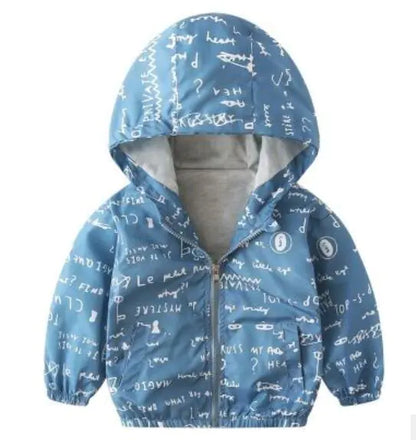 Style Loft Collection Everyday Is Funday Hooded Windbreaker Jacket