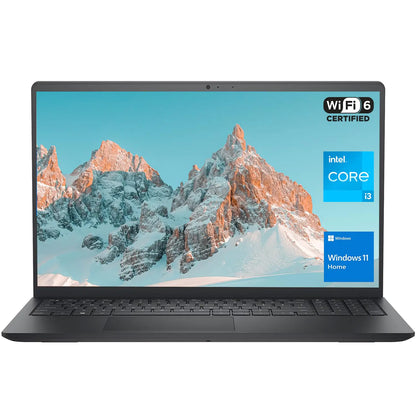 Style Loft Collection x DELL Inspiron 3000 Series 3520 Laptop 15.6" FHD Display Intel Core i3-1215U 8GB RAM 256GB PCIe SSD SD Card Reader Webcam HDMI Wi-Fi 6 Windows 11 Home Black