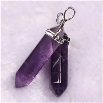 Style Loft Collection Natural Stone Crystal Agate Pendant