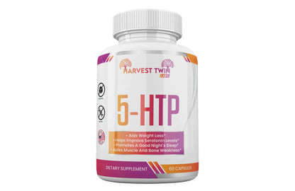 Style Loft Collection 5-HTP Mood Enhancer Supplement for Increased Serotonin, Weight Loss, Sleep, and Bones