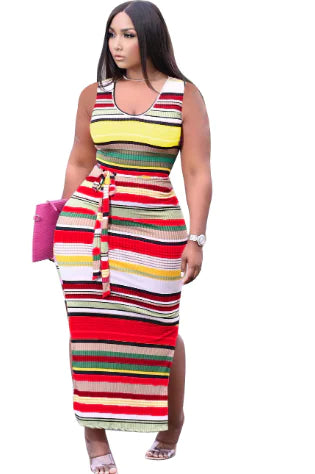 Style Loft Collection LoftStyeElite Kesha Hammock Striped Summer Dress
