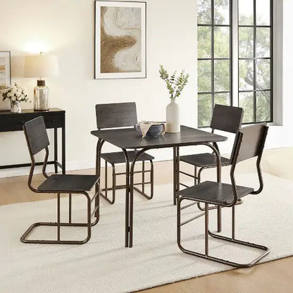 Style Loft Collection 5-piece Modern Dining Table Set