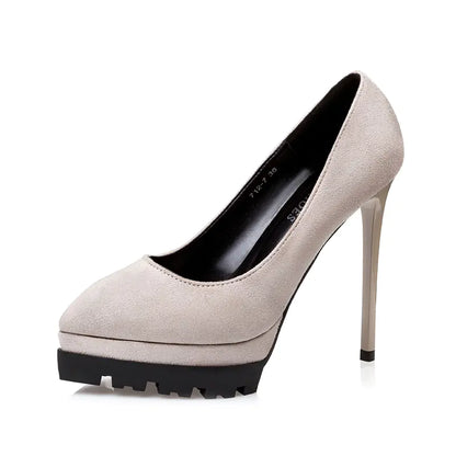 Style Loft Collection Stunning in Silence Suede Stilletos