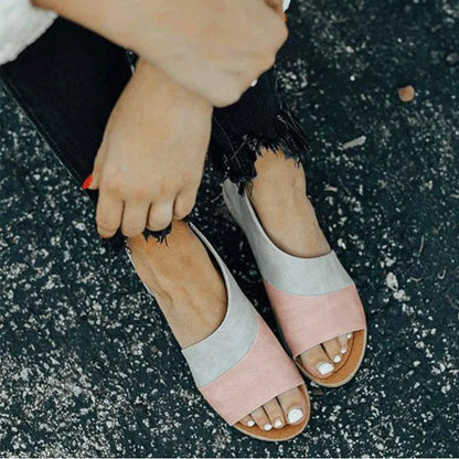 Style Loft Collection Wrapped Double Color Sandals