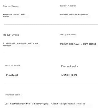 Style Loft Collection KidStyle SkaterFly Professional Adjustable Inlines