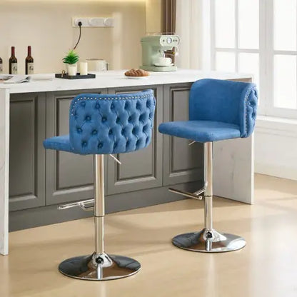 Style Loft Collection Modern Swivel Height Adjustable Barstools