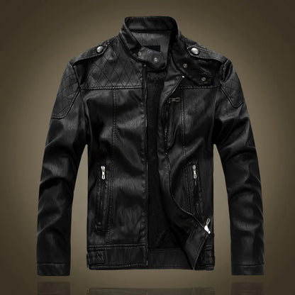 Style Loft Collection Hildebrand Retro Vegan Leather Jacket