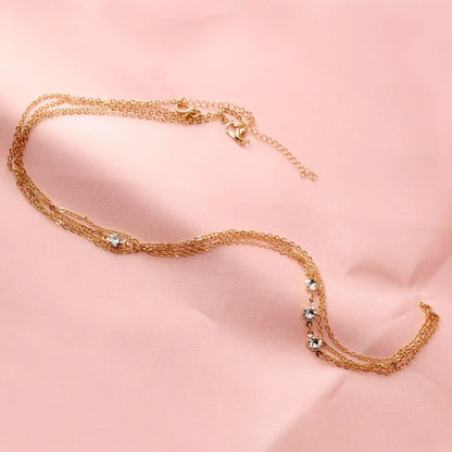 Style Loft Collection White Crystal Body Necklace