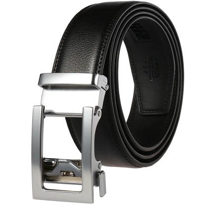 Style Loft Collection 1853 Ranch Genuine Leather Automatic Buckle Belt